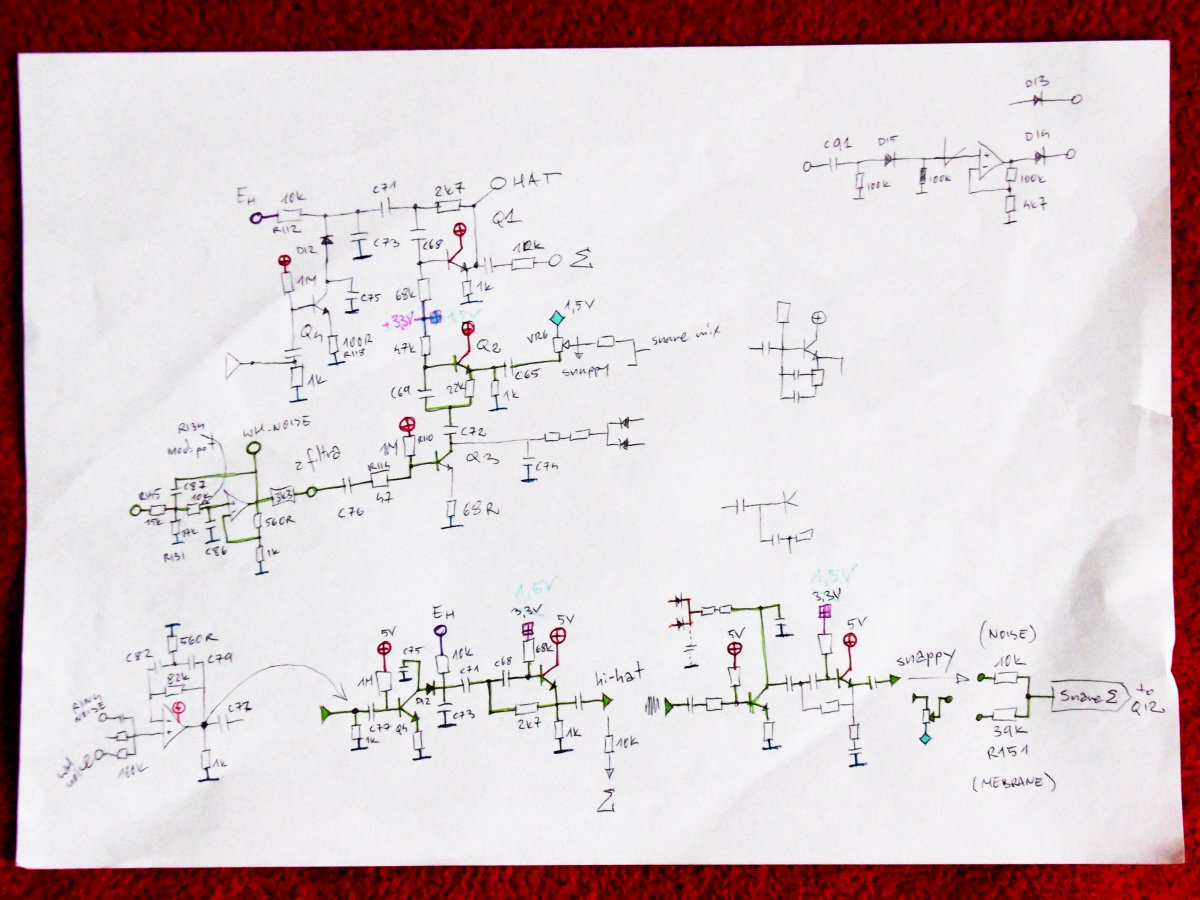 Korg Volca Beats - sketch 1