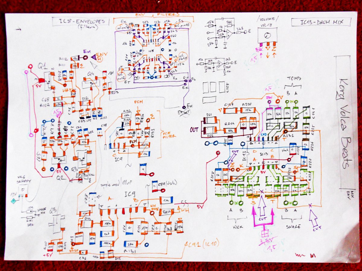 Korg Volca Beats - IC8 & IC13